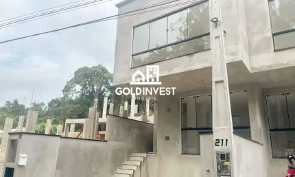 Casa com 2 suítes, 2 vagas de garagem, nova brasilia, brusque!