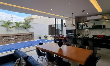 Casa em Condomínio para Venda em São José do Rio Preto, Quinta do Lago Residence, 3 dormitórios, 3 suítes, 5 banheiros, 2 vagas