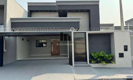 Casa 3 dormitórios para Venda em Bady Bassitt, Portal do Sul, 3 dormitórios, 1 suíte, 3 banheiros, 2 vagas