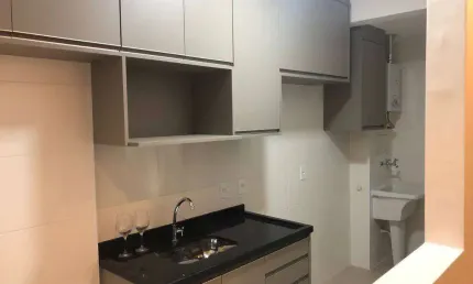 Apartamento à venda, no sunset club house,  em ribeirão preto, bosque das juritis, com 1 quarto, 58m²