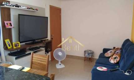Apartamento com 2 dormitórios à venda, 42 m² por R$ 190.000 - Parque Senhor do Bonfim - Taubaté/SP