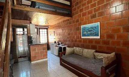 Flat com 1 dormitório para alugar, 30 m² - Tabatinga - Ubatuba/SP