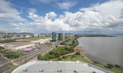 Sala comercial para alugar na avenida padre cacique, 2893, praia de belas, porto alegre por r$ 4.000