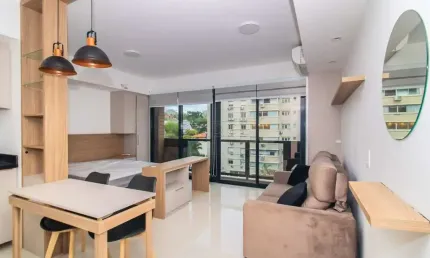 Loft com 1 quarto para alugar na rua anita garibaldi, 1855, boa vista, porto alegre por r$ 4.000