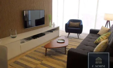 Apartamento com 1 suíte para alugar, 80 m² por R$ 15.819/mês - Vila Olímpia - São Paulo/SP