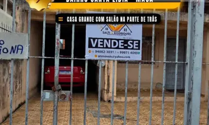 Casa com 3 quartos à venda na Rua José Polidoro, 398, Jardim Santa Lídia, Mauá
