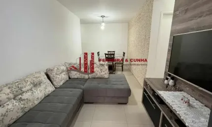Excelente apartamento no bairro da vila nivi -  65m² - 2 dorms - 1 suíte - 2 vagas