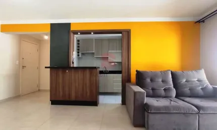 Apartamento 02 quartos, semi mobiliado, em centro, campo largo/pr