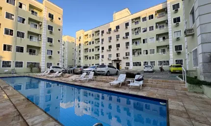 Costa Atlântica Condomínio Clube, Apartamento 46m2, 2 quartos, Nascente, Manoel Dias Branco, Fortaleza/CE