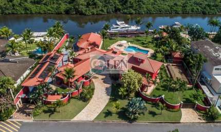 Casa em Condomínio para Venda em Guarujá, Balneário Praia do Perequê, 4 dormitórios, 4 suítes, 5 banheiros, 4 vagas