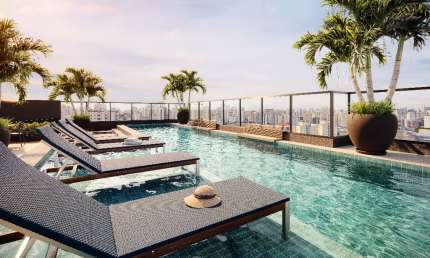 Apartamentos de 40 a 58m², alto padrão, infraestrutura completa e lazer premium. Unidades a partir de R$ 399.000. Confira fotos dos decorados!
