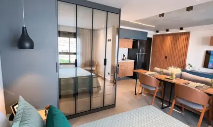 Studio de 39 m² com 1 dormitório e 1 vaga de garagem na zona norte de são paulo