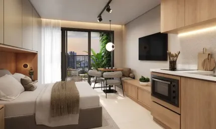 Apartamento 38m² – 1 dormitório – lançamento na bela vista – alto potencial de rentabilidade
