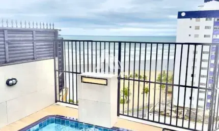 Cobertura com 3 quartos à venda na Rua Sérgio Paulo Freddi, --, Cidade Ocian, Praia Grande por R$ 900.000