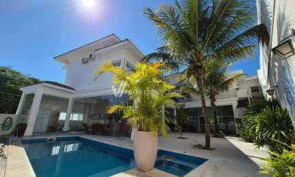 Casa em condomínio fechado com 4 quartos para alugar na Rua Geraldo de Gasperi, 695, Portal do Lago, Valinhos, 541 m2 por R$ 19.500