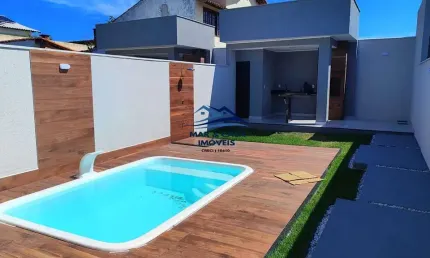 Casa 3 quartos com piscina itaipuaçu em  maricá  rj