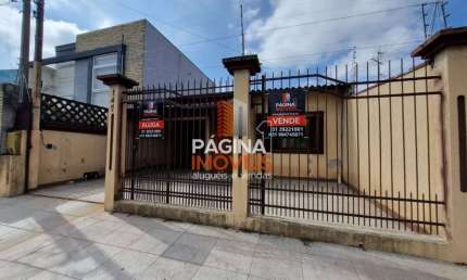 Página 1 Imóveis anuncia para locação e Venda casa com 2 dormitórios, mais uma casa nos fundos com 1 dormitório no Bairro Harmonia (Pitangueiras), Canoas/RS. - CA193