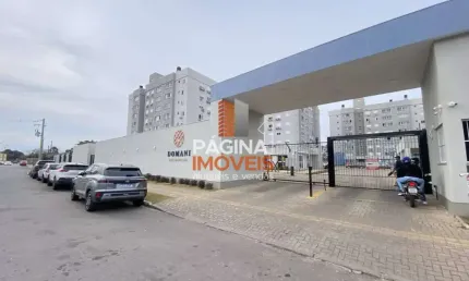 Página 1 Imóveis anuncia para locação, apartamento de 2 dormitórios em condomínio fechado no &amp;quot;Condomínio Residencial Domani&amp;quot;, semi mobiliado,  bairro Fátima em Canoas/RS. - AP696