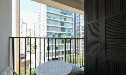 Studio  Moema mobiliado para venda com 1 quarto, 28m²