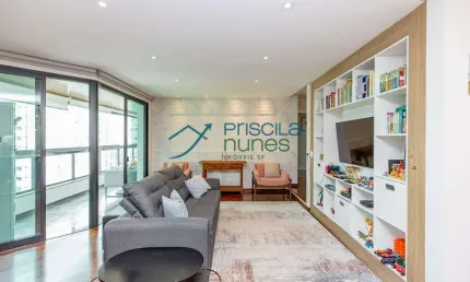 Apartamento com 4 quartos à venda na Avenida Ibijaú, Moema, São Paulo
