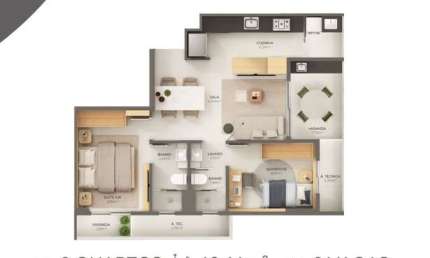 Apartamento com 2 quartos à venda na Aleixo Netto, 636, Praia do Canto, Vitória por R$ 1.886.100