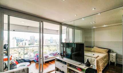 Apartamento com 1 quarto à venda na Rua Castilho, 155, Brooklin, São Paulo
