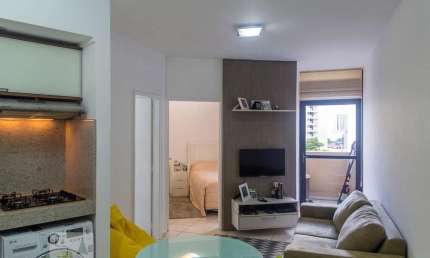 Apartamento com 1 quarto à venda na Avenida Miruna, 399, Moema, São Paulo