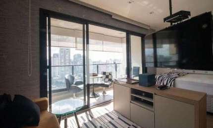 Apartamento com 1 quarto à venda na Rua Gabriele D'Annunzio, 48, Brooklin, São Paulo
