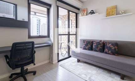 Apartamento com 1 quarto à venda na Avenida Ibijaú, 264, Moema, São Paulo