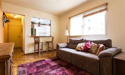 Apartamento à Venda - Jardim Paulista, 1 Quarto,  60 m2