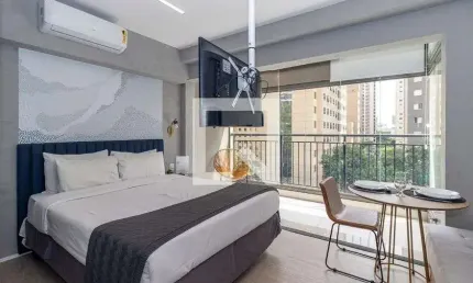Kitnet / Stúdio à venda na Alameda Iraé, 664, Moema, São Paulo