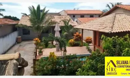 Itaipuaçu- Casa 3 Qts, Piscina Terreno 480 M²  - R$490 Mil