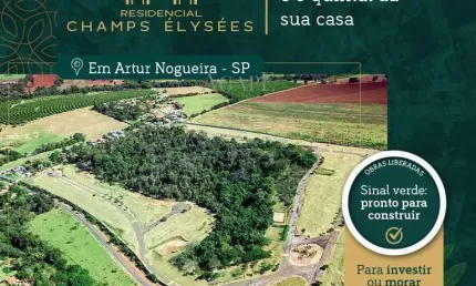 Terreno à venda em Artur Nogueira, Cotrins, com 400.12 m²