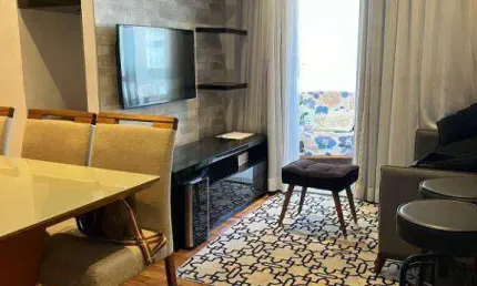 Apartamento com 2 dormitórios para alugar, 56 m² por R$ 5.000,00/mês - Vila Bertioga - São Paulo/SP