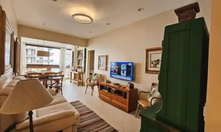 Apartamento mobiliado na Avenida Lucio Costa, condomínio Barramares, Barra da Tijuca, de 1 quarto