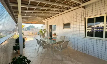 Cobertura Duplex na Freguesia de Jacarepaguá com Churrasqueira e Vista Livre