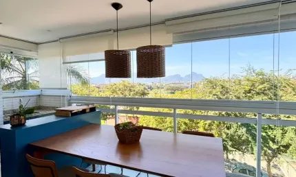 Apartamento 2 suítes na barra da tijuca no condomínio alpha green