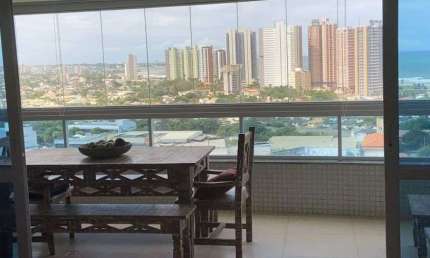 4/4 SENDO 3 SUÍTES, MAIS GABINETE, 164M², 3 VAGAS DE GARAGEM, VISTA MAR, NASCENTE TOTAL