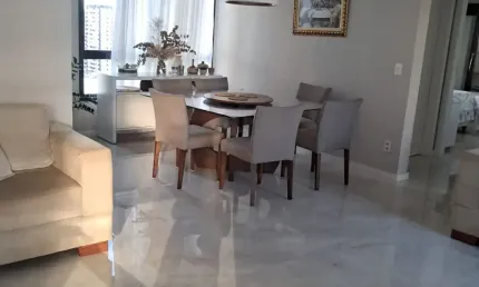 Apartamento 4/4, 2 suítes, 140m², 3 garagens, lazer completo, andar alto, infraestrutura total