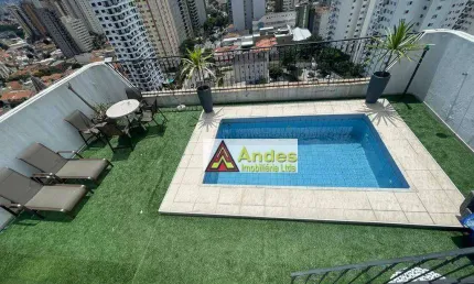 Cobertura para alugar, 220 m² por r$ 10.250,00/mês - santana - são paulo/sp