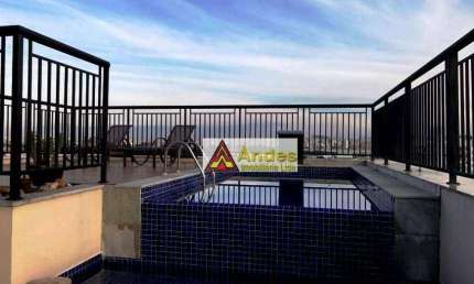 Cobertura Moderna Vista Panorâmica Piscina cascata Churrasqueira Varanda Gourmet 4 vgs.  à venda, 296 m² por R$ 3.500.000 - Santana