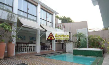 Vivenda em localização privilegiada piscina deck jacuzzi churrasqueira academia 5 suítes closets à venda, 429 m² r$ 4.000.000,00  jardim são bento
