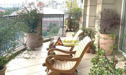 Vista espetacular ibirapuera alto padrão 4 dormitórios 3 suítes 6 vagas à venda, 384 m² por r$ 15.000.000 - paraíso - são paulo/sp