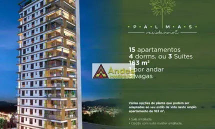 Apartamento 1 por andar com 3 vagas à venda, 176 m² por R$ 2.437.287 - Palmas do Tremembé - São Paulo/SP