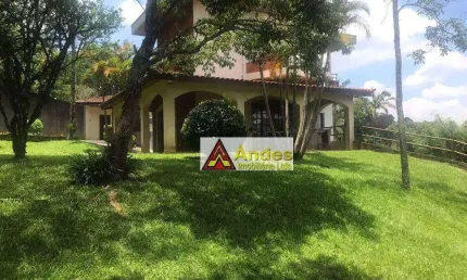 Belíssima Casa 1.070 m² a.t 358 m² a.c Vista privilegiada  Serra da Cantareira 4 dorms 1 suite 7vgs à venda m² por R$ 1.490.000 - Roseira - Mairiporã