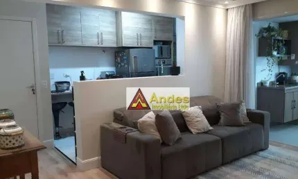 Apto novo vista panorâmica varanda gourmet 2 dorms 1 suíte 2 vagas lazer total há 2 quadras do metrô santana à venda, 76 m² por r$ 880.000 - santana
