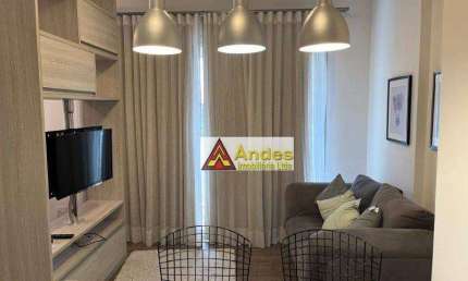 Apartamento com 1 dormitório para alugar, 33 m² por R$ 5.003,33/mês - Santo Amaro - São Paulo/SP