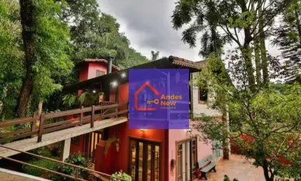 Belíssima casa com 5 suítes 1.900m² terreno 700m² a/c  à venda, por r$ 2.500.000 - mairiporã - mairiporã/sp