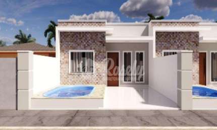 Casa geminada, 2 quarto sendo 1 suite, venda, pontal do paraná