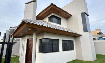Sobrado com 4 dormitórios para alugar, 163 m² por R$ 5.080,25/mês - Santana - Guarapuava/PR